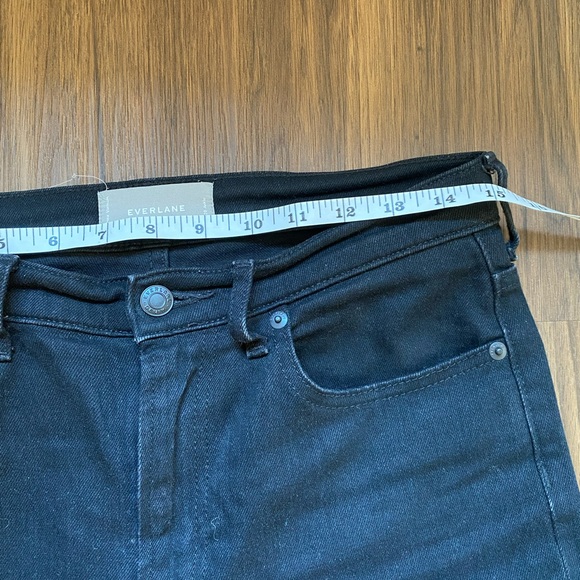 Everlane | Black High Rise Jeans, sz 28 - Picture 5 of 9